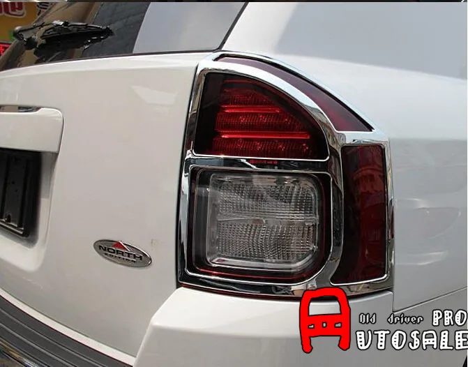 Задний фонарь для Jeep Compass 2011 2012 2013 2014 2015 хромированный задний из АБС пластика