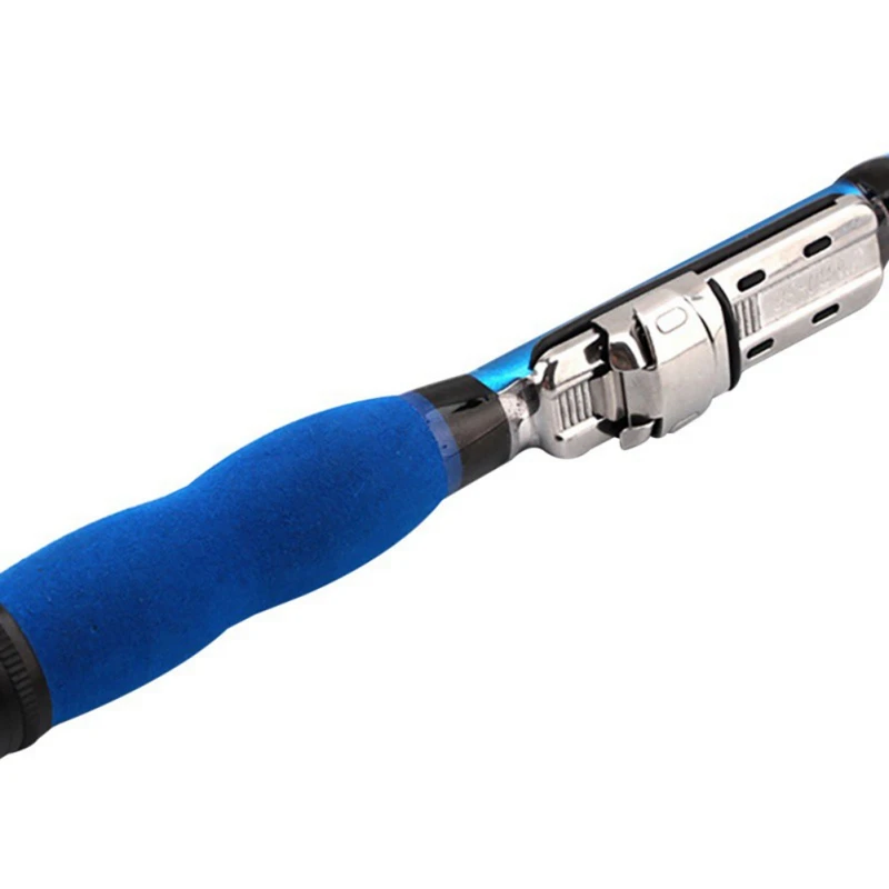 Морская рыбалка FRP телескопическая удочка супер короткая Складная портативная