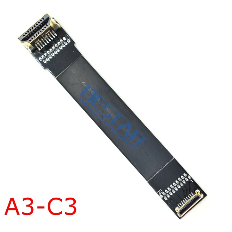 A3 FPV Micro HDMI Mini HDMI адаптер 5 см-2 м FPC плоский кабель HDMI 2,0 Экранирование 4k 60 Гц для мультикоптера аэрофотосъемки