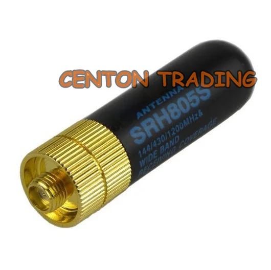 SRH 805S SMA F женская короткая Двухдиапазонная VHF + UHF Антенна для TK3107 2107 WouXun QuanSheng BaoFeng UV