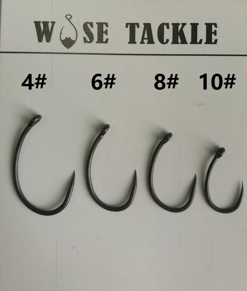 50 шт. Wise Tackle Без Бородки Экстра широкие дилдо с изогнутый ствол & уставки