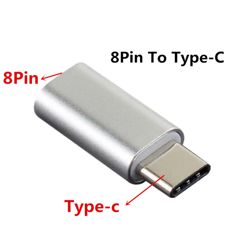 Камер Мгновенной Печати Mini 8 Pin к Тип C разъем адаптер совместим с IOS c Android