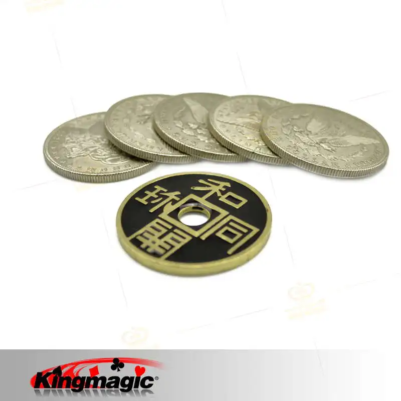 Набор волшебных фокусов с DVD и 6 монетами из фильма Большие Монеты Понта Смит |