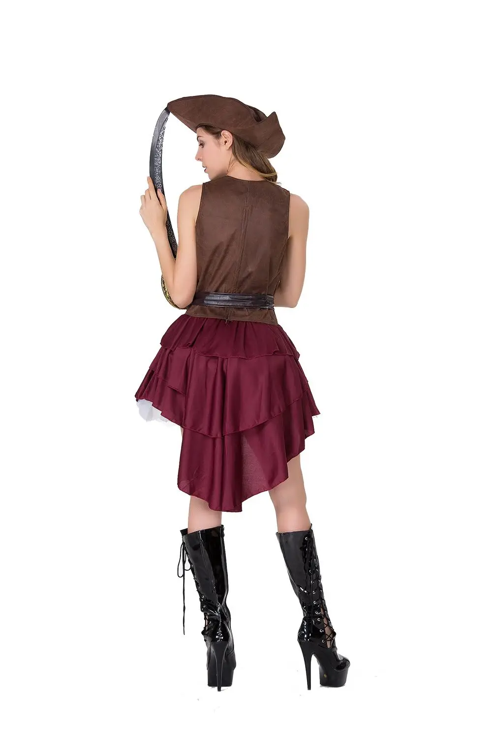 Новый сексуальный женский пиратский костюм для Хэллоуина маскарадное платье