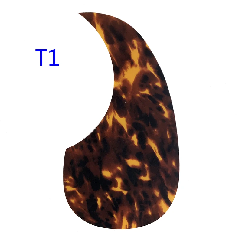 T1 Pleroo гитарные части, палочки, защита, качество, самоклеющиеся MT D45, стиль, радиус 66 мм, палочки, Защитная Наклейка для 4" 41" размера акустической гитары - Цвет: T1