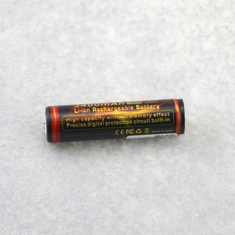 Оригинал TrustFire 3 7 V 3400mAh литий-ионная аккумуляторная батарея 18650 с защитной панелью