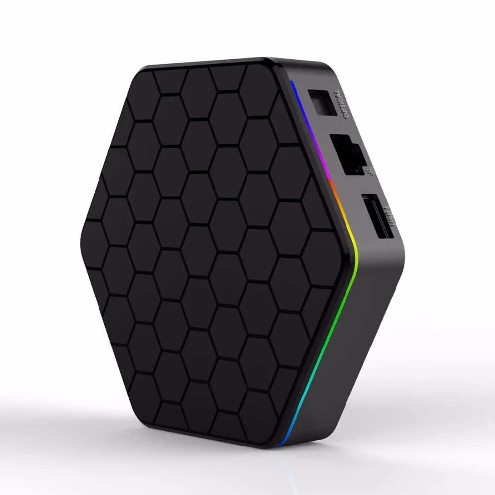 T95Z Plus Smart tv Box 2G/16G 3g/32G Amlogic S912 Android 7,1 шестигранный корпус Отображение времени Bluetooth 5G двойной wifi 3D 4K 1000M LAN