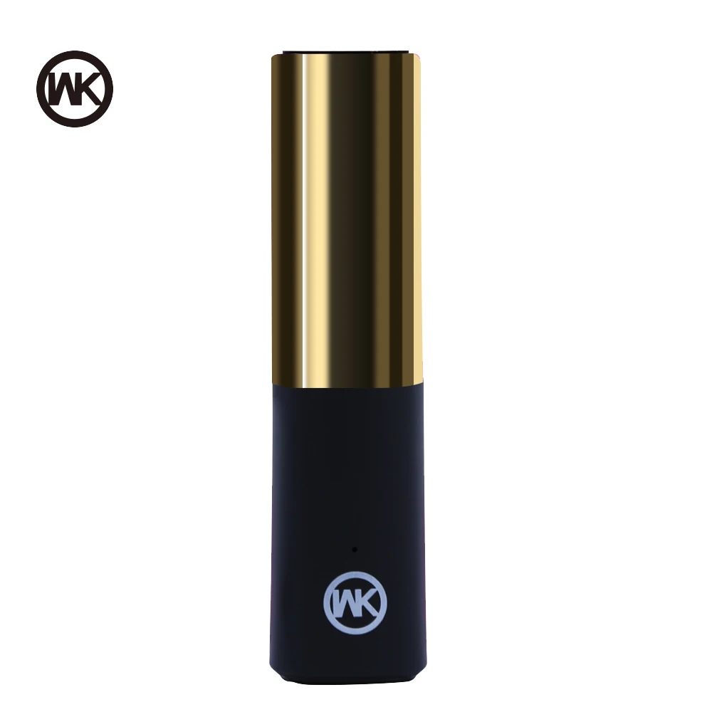 Gold Powerbank Губная помада мини банк питания 2400 мАч перезаряжаемый повербанк портативное зарядное устройство Встроенный аккумулятор для мобильных телефонов Аксессуары подарок для девочки - Цвет: Gold Powerbank