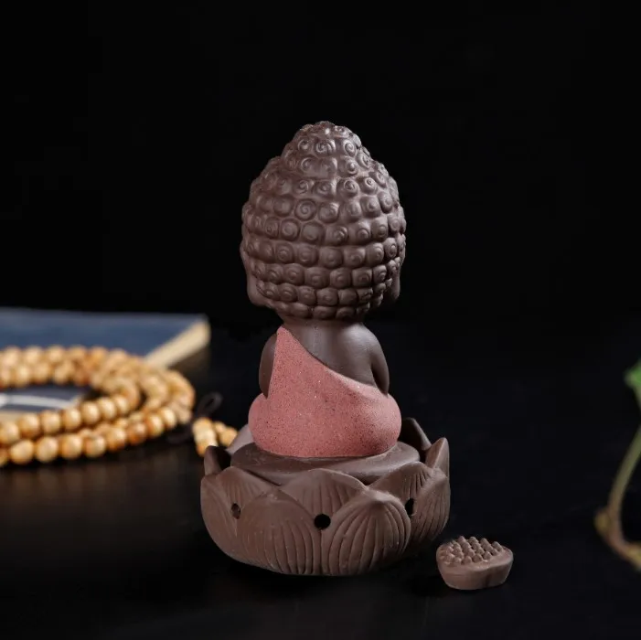 Керамическая статуя Будды благовония горелка сандаловое дерево Декор для дома