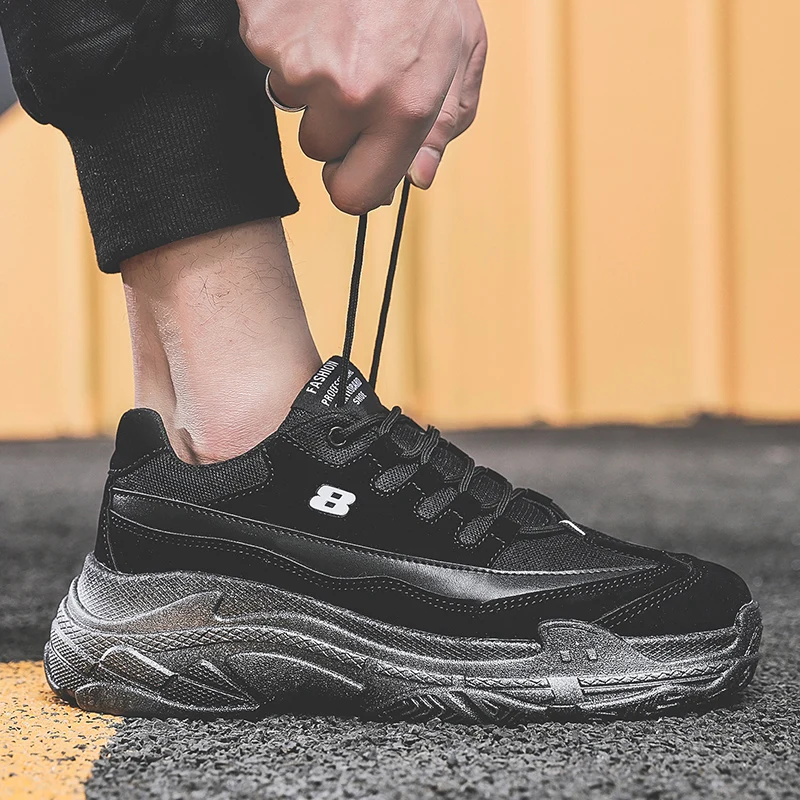 Мужская повседневная обувь Кроссовки высокого качества городской модная 2019