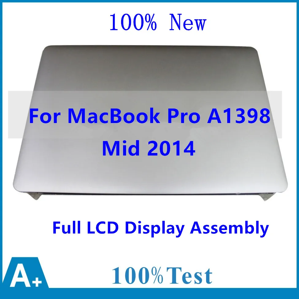 Новый подлинный полный ЖК-дисплей Панель retina экран в сборе для Apple MacBook Pro 15 &quotA1398