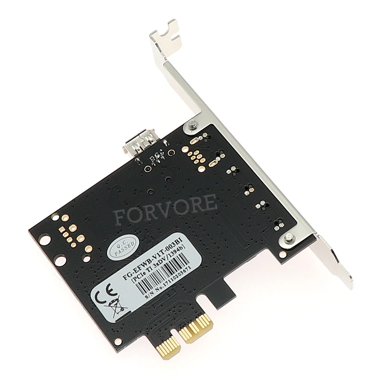 PCIE комбо 3x 1394b + 1x 1394a Firewire порты PCI-Express контроллер карты 1394 ti чипсет | Компьютеры и