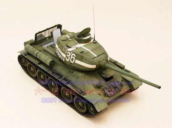 1:48 масштаб советская T34/85 средний танк с полной внутренней структурой DIY пластиковая Сборная модель игрушки