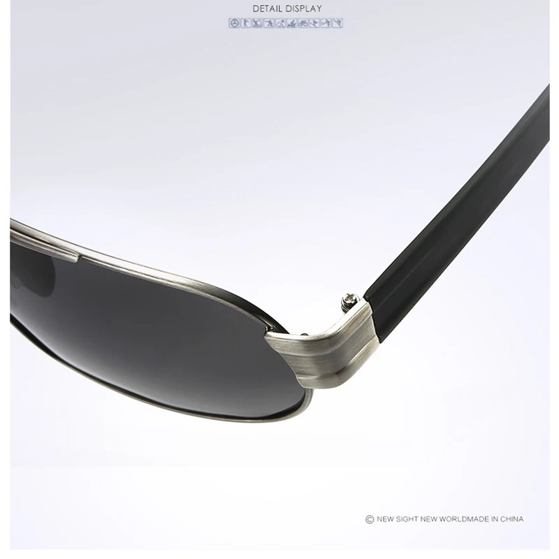 LOPERT роскошные брендовые солнцезащитные очки для мужчин поляризационные модные