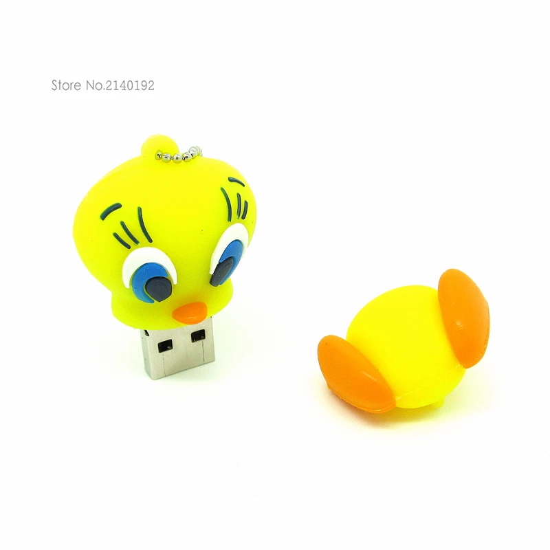 Утки/Багз Банни/ворона Лев/Tweety ручка в виде птицы диск 4G8G16G32G форме кошки флеш