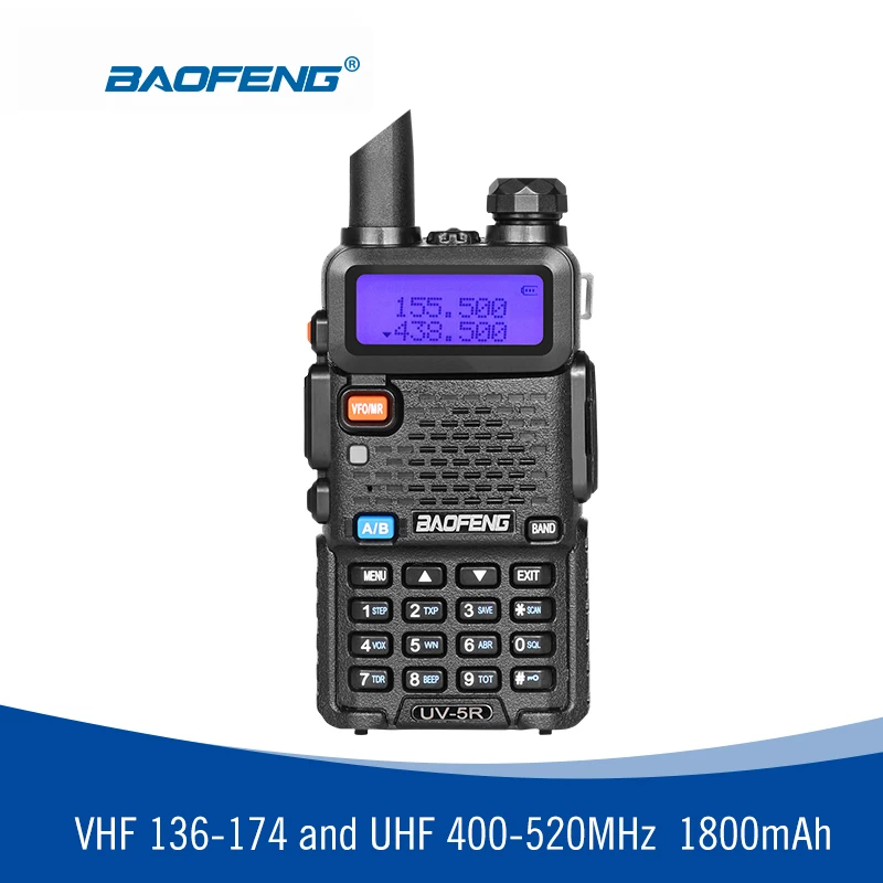 BaoFeng UV-5R рация двухдиапазонный двухсторонний радиоприемник Pofung 1800 мАч