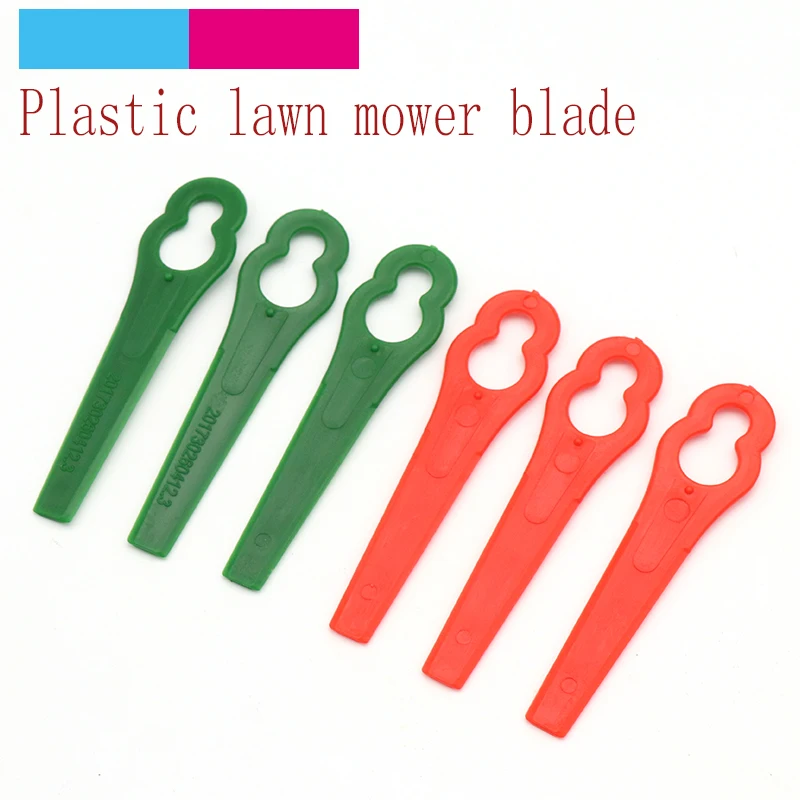 10 шт. Пластик Триммер лезвия сад газонокосилка для замены нож резки травы сада