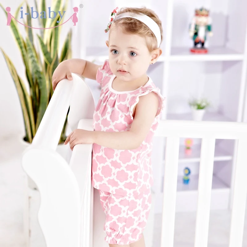 Детская футболка i-baby Одежда для новорожденных футболки мальчиков и девочек