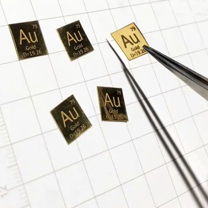 

99.95% High Purity Palladium Metal Pd Carved Element Periodic Table Sheet 10*10*0.1 mm