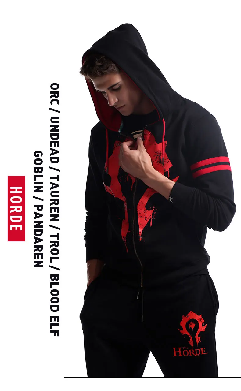 Размер M-3XL TEE7 брендовые толстовки мужские с принтом популярная игра WOW мужская толстовка с капюшоном хлопковые плотные куртки Winterjas Mannen Рождественский подарок