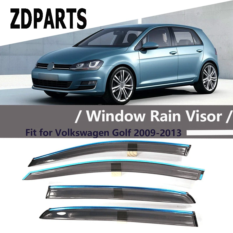 ZDPARTS 4 шт. автомобильный дефлектор для защиты от ветра Защита Солнца дождя