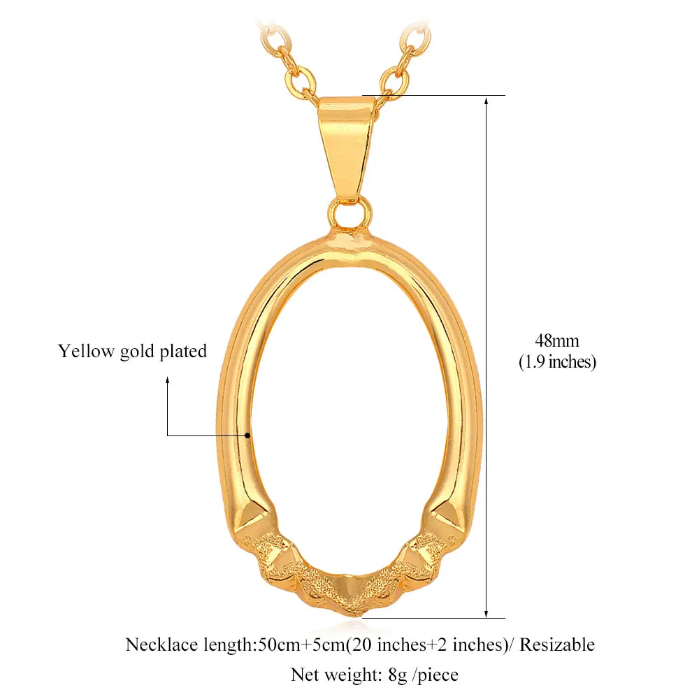 Ожерелье Ellipse круглой формы для женщин ювелирные изделия ожерелья и подвески с