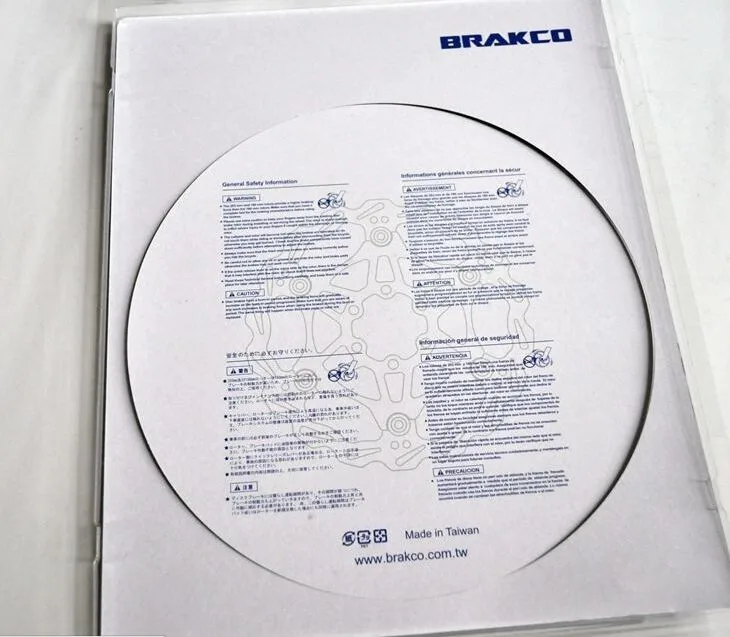 Brakco дисковые велосипедные тормозные диски DR-06 160/180/203 мм горный велосипед MTB плавающий кабель тайваньский