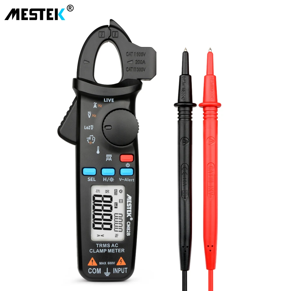MESTEK CM82A/CM82B/CM82C автоматический клещи Pince Multimetre AC/DCpinza Amperimetrica цифровой
