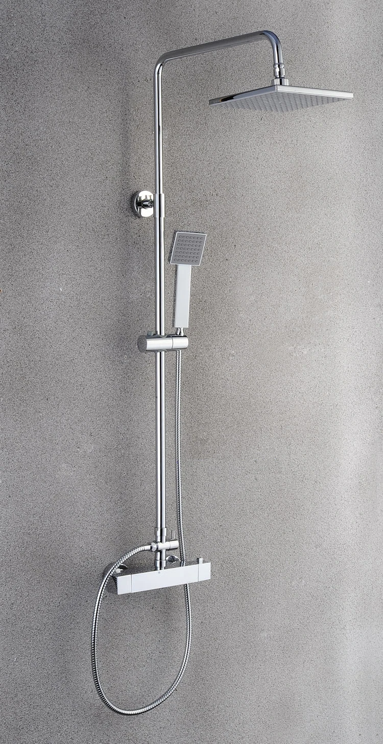 Европейский и полностью медный большой душевой набор с температурой 38 градусов