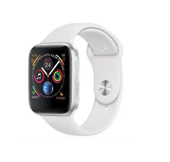 Bluetooth Смарт Браслет для проверки сердечного ритма 8 1:1 SmartWatch 44 мм Браслет для Apple iOS Android сердечного ритма ЭКГ-Шагомер