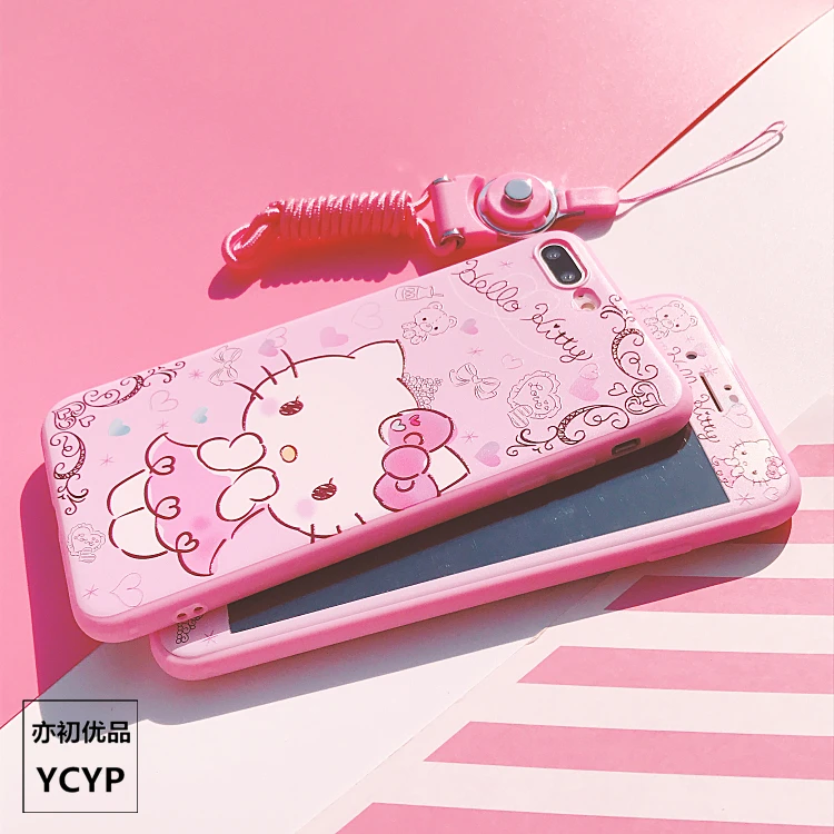 Для iphone XS Max милый Cardcaptor Sakura задний Чехол+ пленка для экрана из закаленного стекла, Девушка Мягкий чехол для iphone X XR 6 7 8plus