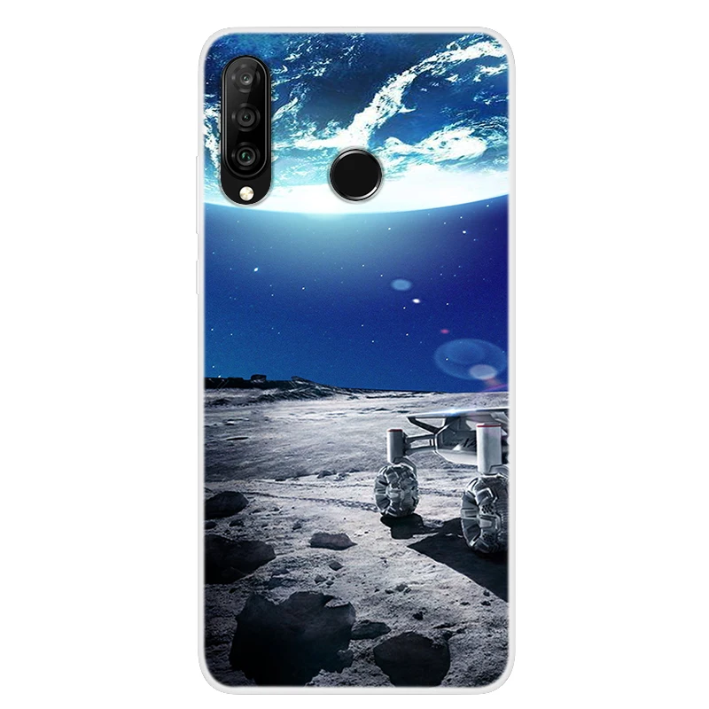 Популярный чехол для huawei Nova 4e, чехол 6,15 дюйма, силиконовый крутой чехол с принтом, мягкий ТПУ чехол для телефона, для huawei P30 lite, чехол Nova 4e Funda