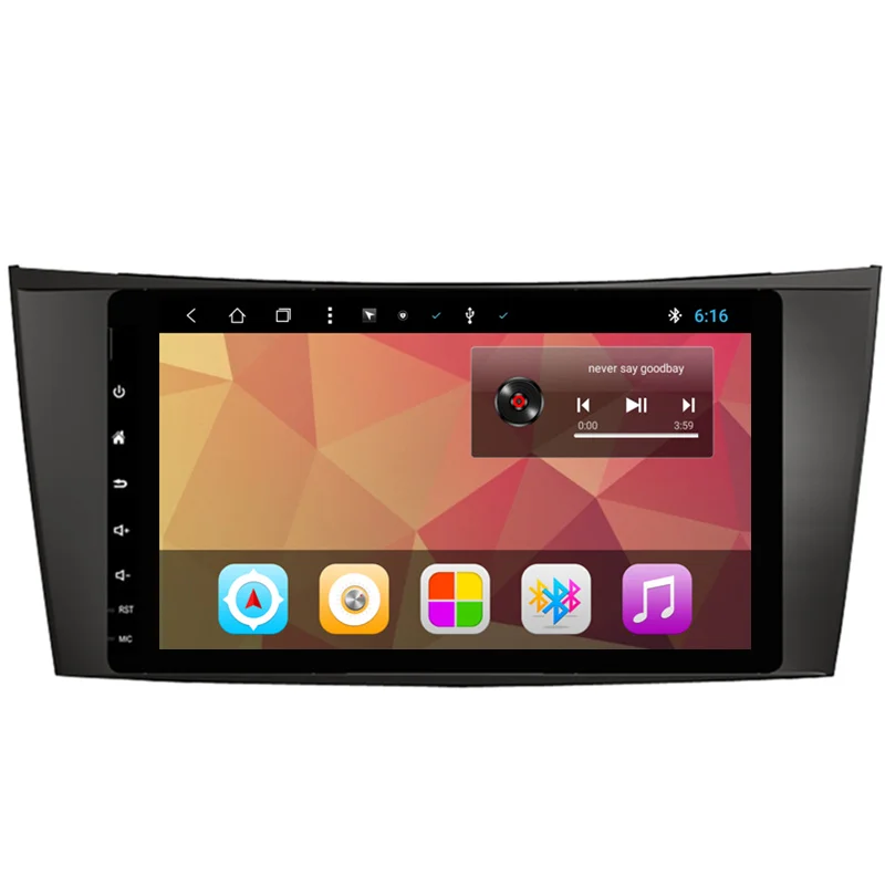 9 &quotAndroid автомобильный мультимедийный стерео радио аудио DVD GPS навигация головное