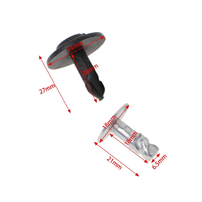 20 шт. поднос защита двигателя под крышкой крепежные зажимы комплект винтов для AUDI