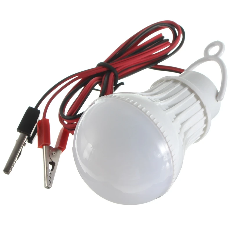 E27 3W 5W 7W 9W 12W 15W LED Bulb 5730 SMD Pure White Lights DC12V Wire Home Camping Solar Hunting Emergency Outdoor Indoor | Лампы и