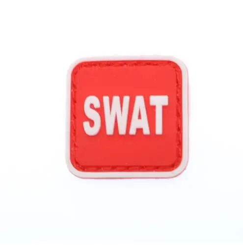 Q Персональный логотип SWAT Биохимический ядро кости лягушка нарукавная повязка рюкзак шляпа украшения одежды военная тактика водонепроницаемый значок - Цвет: Q