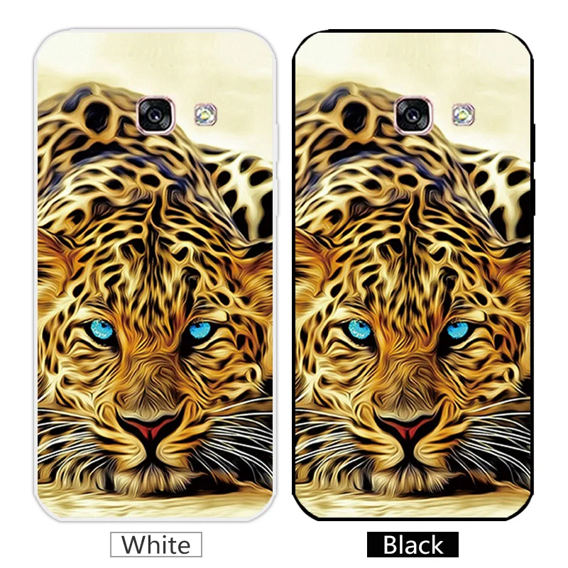 For Samsung Galaxy A320 Soft Transparent Silicone Coque A3 2017 Phone Cases TPU Design Cover Ultrathin Luxury Shell |