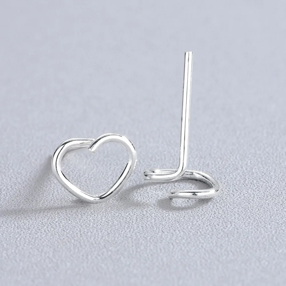 Чандлер серьги &quotлюбовь&quot розовое золото Цвет выбитое сердечко со шпилькой для