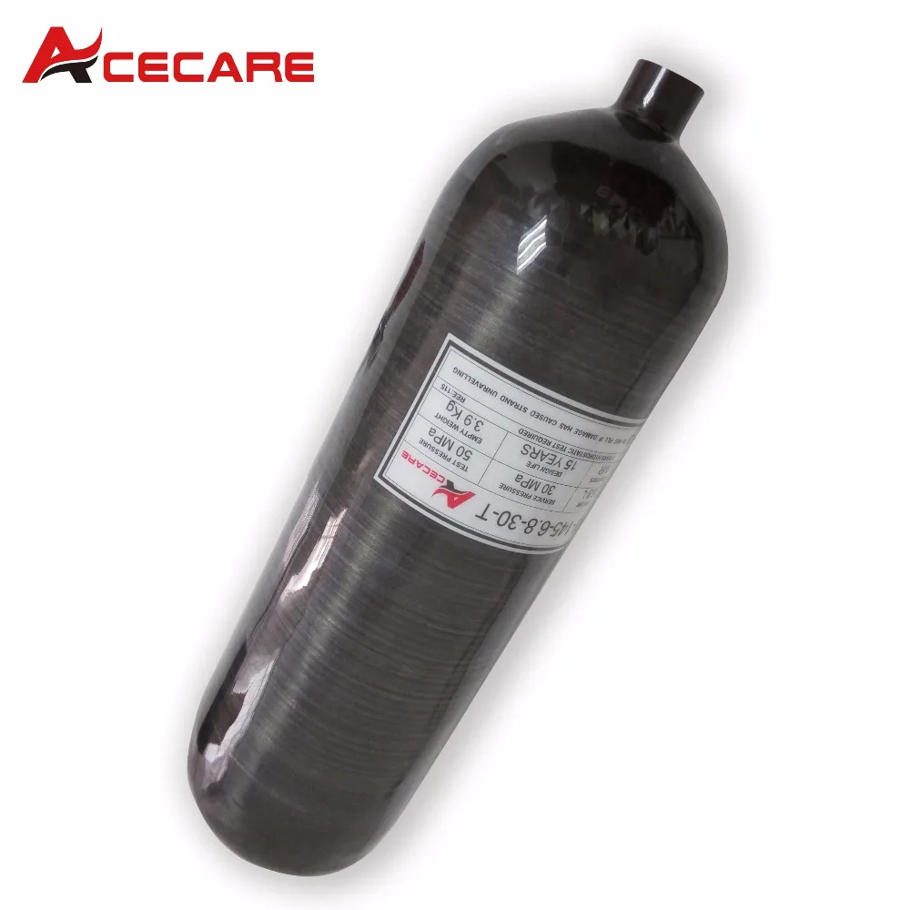 Verkauf AC3680 2019 Airforce Condor Pcp Mini Scuba Tank 6.8L Paintball Tank Hpa 300bar Carbon Faser Zylinder M18 * 1,5 Gewinde Für Jagd