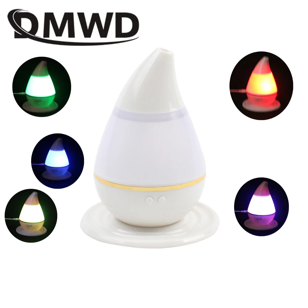 DMWD мини USB Ультразвуковой увлажнитель воздуха Красочный Светодиодный Ночник