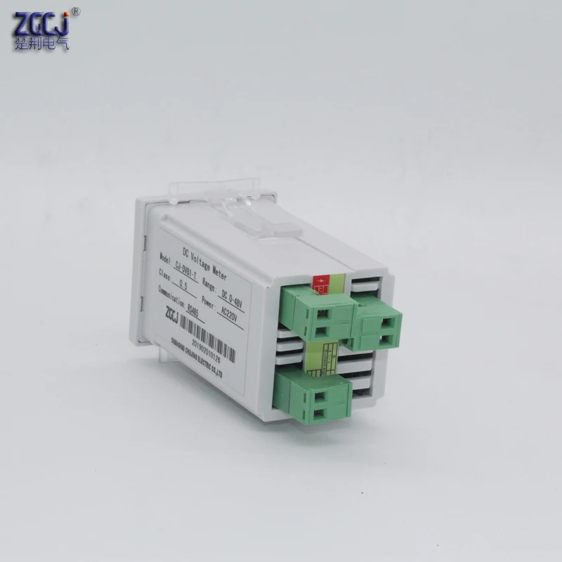 DC 0-48 в цифровой дисплей измеритель напряжения с RS485 связь Modbus-RTU протокол 48 В