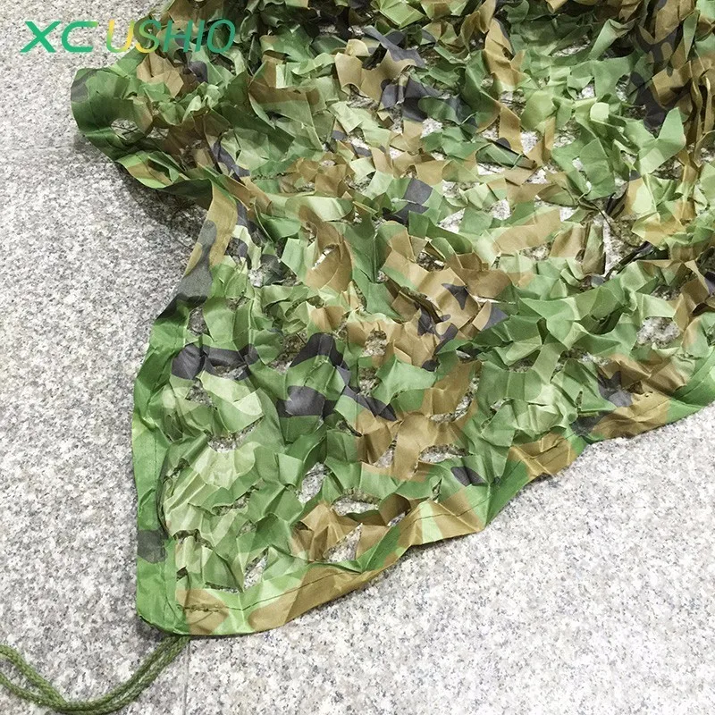 2x3 м большая камуфляжная сетка для джунглей, Пляжная палатка для охоты, кемпинга, военная камуфляжная сетка для защиты от солнца, уличная Автомобильная теневая крышка