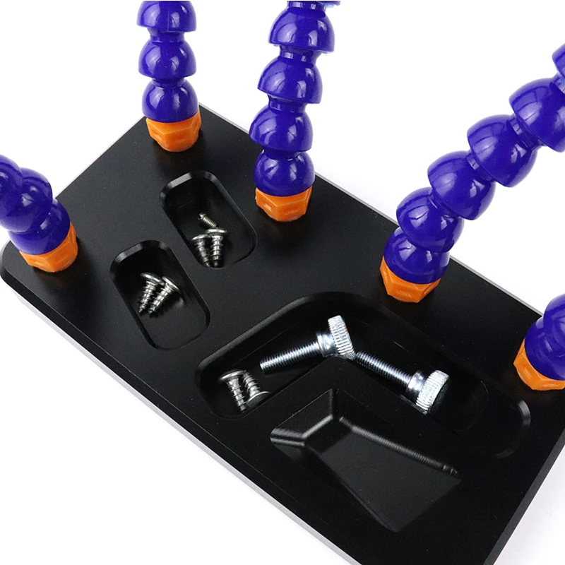 Паяльная станция из алюминиевого сплава 5 шт. гибкий шланг для печатной платы