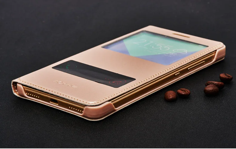 Чехол для Huawei Honor 7 dual Вид из окна флип искусственная кожа задняя крышка 7|case for huawei