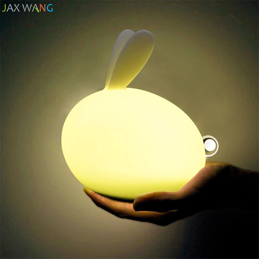 Jax Moon кролик мультфильм Ночные светильники Творческая мечта Прекрасный
