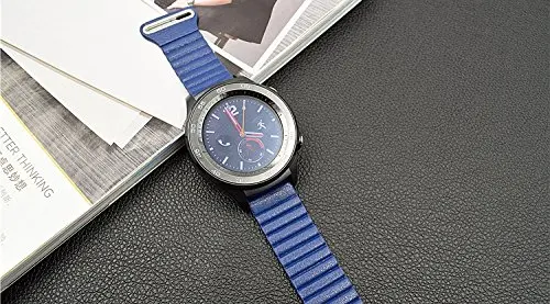 20/22 мм Магнитные ремешки для часов из натуральной кожи для samsung gear S3 Classic Frontier S2 классический ремешок быстросъемный браслет