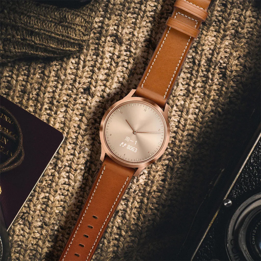 Для Garmin VIVOMOVE HR сменный Браслет наручных часов кожаный ремешок умные часы с ремнем браслет для ношения Аксессуары#626