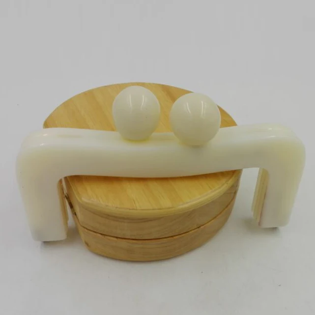 Кошелек из смолы ручка DIY аксессуары для сумок с фабрики Китая Бежевый Цвет Модный акриловый кошелек рамка пластиковая ручка для сумки