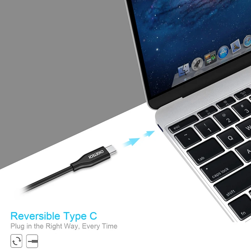 Кабель CHOETECH USB 3 0 Type C для Xiaom Redmi Note7 кабель быстрой зарядки и синхронизации данных