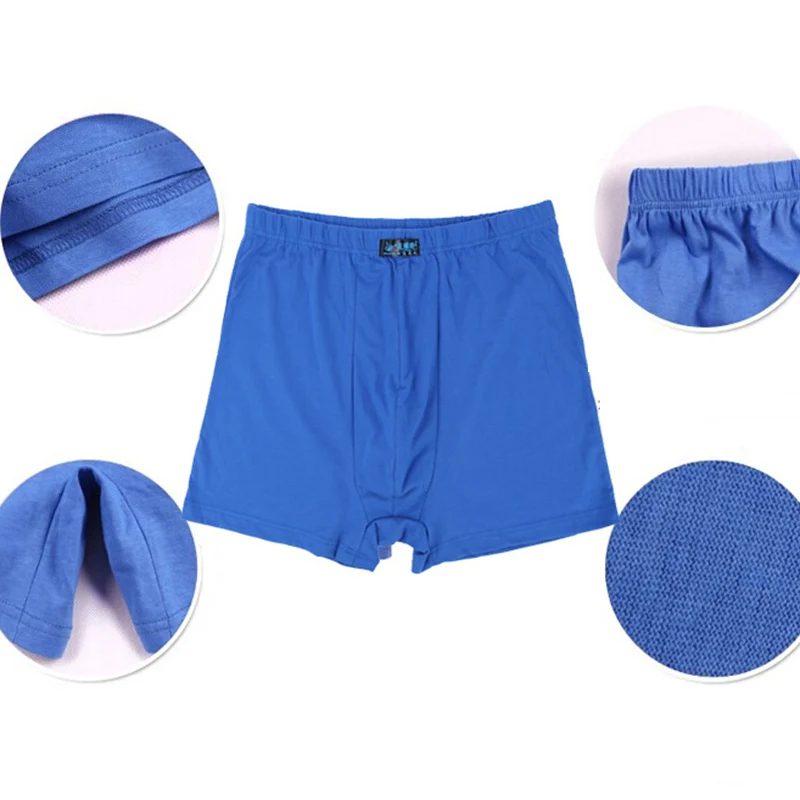 5 шт. мягкие мужские трусы боксеры бесшовные для полных большие размеры мужчин